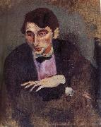 Jules Pascin Portrait of Newaludo oil